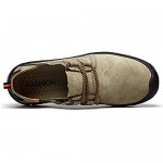 BIFINI Men's Suede Oxford Shoes Casual Lace Up Flats Driving Loafers