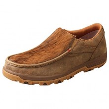 Twisted X Herren CellStretch D Toe Driving Mocs Casual Slip-on Schuhe Bomber Brindle 10M (MXC0009-M-10)
