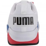PUMA unisex adult Anzarun Sneaker Puma White-puma Black-high Risk Red 11 US