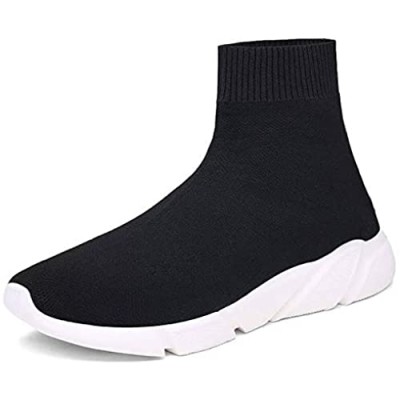 ziitop Women's Fashion Sneakers Walking Shoes Men's Ultra Lightweight Breathable Casual Athletic Running Shoes Knitted Socks Shoes