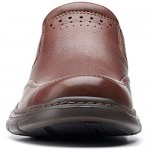 Clarks Un Brawley Step Mahogany Tumbled Leather 9 EE - Wide