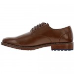 Giorgio Brutini Asher Black & Brown Oxford Dress Shoes for Men Plain Toe Engineered Leather Shoe
