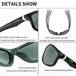 JOJEN Polarized Sports Sunglasses for Men Women TR90 Ultralight Frame JE036