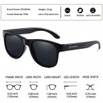 Polarized Sunglasses for Men Women Retro UV Protection TR90 Lightweight Frame Driving Fishing Sun Glasses