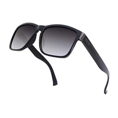 RONSOU Vintage Polarized Sunglasses for Men Women Retro Classic Trendy Stylish Square Sun Glasses