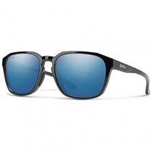 Smith Contour Sunglasses Black/ChromaPop Polarized Blue Mirror