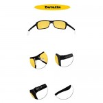 Soxick Night Driving Glasses Anti Glare Polarized Night Vision Sunglasses for men women Yellow