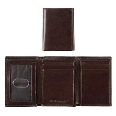 Johnston & Murphy Men's Italian Leather Trifold Wallet