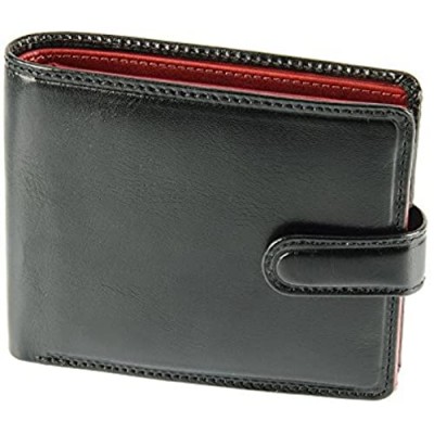 Visconti TR-35 Classic Tri Fold Wallet Coin ID Holder Black