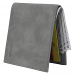 Wallets for Men Slim Wallet Leather Front Pocket Wallet Small Credit Card Rfid Blocking