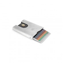 Walter Wallet Very Slim Credit Card Money Clip Pocket Wallet Holds Up To 7 Cards Plus Bank Notes (Aluminium Raw) 1