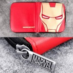 WINGHOUSE x MARVEL Avengers Iron Man Face Bifold Zippered Wallet Card Coin Holder Organizer