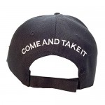 AborenCo Come and Take It 2nd Amendment with Gun and Skull Embroidery Baseball Hat Cap
