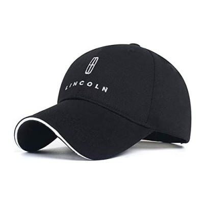 ANAISI Auto Sport Car Logo Adjustable Baseball Cap Unisex Hat Travel Cap Car Racing Motor Hat for Man Women - Black