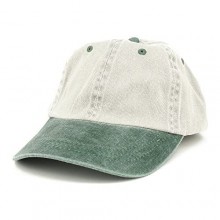 Armycrew Low Profile Blank Two-Tone Washed Pigment Dyed Cotton Dad Cap
