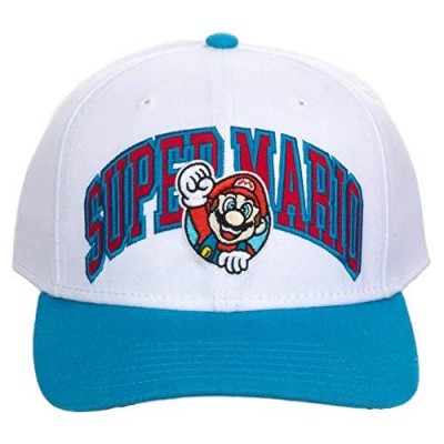 Bioworld Super Mario Pre-Curved Bill Snapback Hat