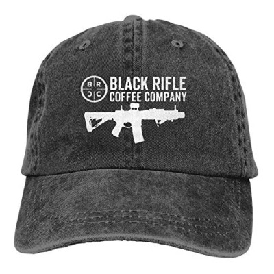 Black Coffee Rifles Hat Baseball Hat Vintage Washed Dyed Dad Hat Adjustable Hat