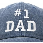 DALIX #1 Dad Hat Number One Vintage Cotton Baseball Cap