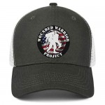Flames Wolf Men Women Cool Mesh Baseball Cap Snapback Trucker Dad Hat Adjustable