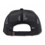HOOEY Men’s “Tejas” Black Adjustable Hat with Leather Texas Patch