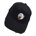 HSYZZY Distressed Boo Dad Hat Embroidered Baseball Cap Cotton Hat Ponytail for Men and Women