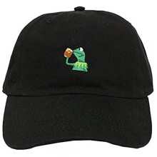 Jugger Fashinable Baseball Cap Black Embroidered Logo Hat Adjustable Strapback Cap 100% Cotton