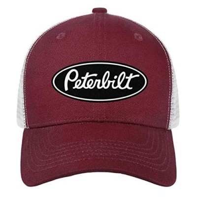 LHSPOSIFD Unisex Mens Baseball Hats Cotton Adjustable Mesh Trucker-Peterbilt-tiucks-Flat Cap