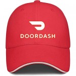Linqarcon DoorDash Vintage Baseball Hats Fashion Cap Styles Men Womens Caps