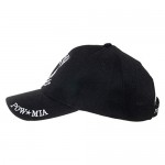 POW/MIA You are Not Forgotten Embroidered Black Adjustable Baseball Cap