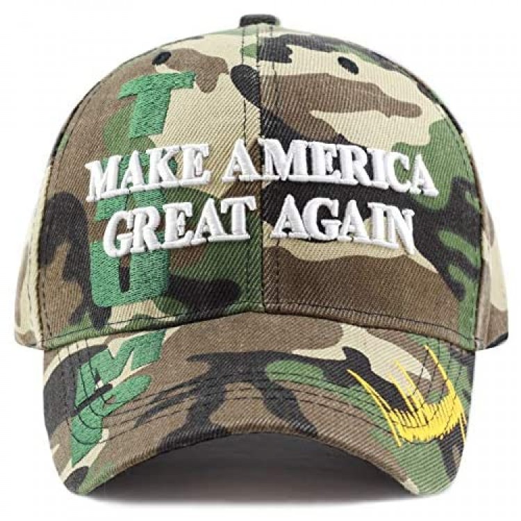 The Hat Depot Original Exclusive Donald Trump 2020Keep America Great/Make America Great Again 3D Cap