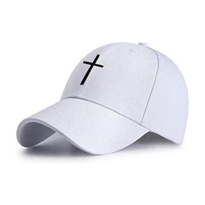 Unisex Cross Dad Hat Embroidery Cotton Baseball Cap Adjustable Snapback Hat