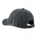 Unisex Pocket Sloth Vintage Jeans Adjustable Baseball Cap Cotton Denim Dad Hat