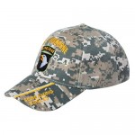 US Army 101st Airborne Corps Screaming Eagles Embroidered Camo Adjustable Baseball Cap