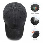 Vaccinated Because I'm not Stupid Adjustable Vintage Washed Denim Cotton Dad Hat Baseball Caps Outdoor Sun Hat