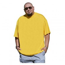 Big Boy Bamboo Big and Tall T-Shirt for Men – Short Sleeve Tee with Crew Neck Made of Ultra-Soft Bamboo (7XL Lemon)