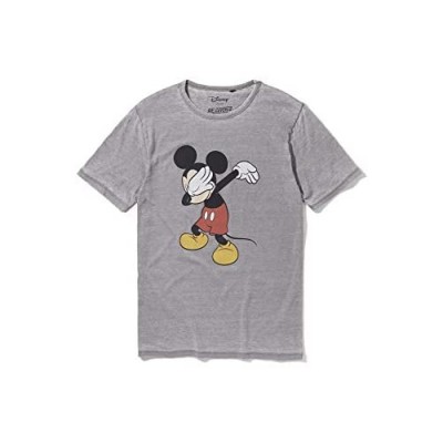 Disney Mickey Dabbing Light Grey T-Shirt by Re:Covered