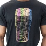 Guinness Black Tee with Vibrant Pint Graphic Print