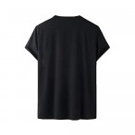 Romwe Men's Short Sleeve Graphic Print Basic Tee Tops T Shirt