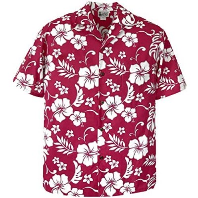 Classic Vintage Pareo Floral Flowers Men's Hawaiian Shirt