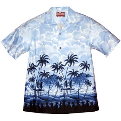 RJC Men's Moonlit Paradise Hawaiian Shirt