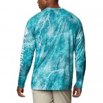 Columbia Men’s PFG Super Terminal Tackle Long Sleeve Shirt Quick Drying Sun Protection Dolphin Realtree Mako X-Large